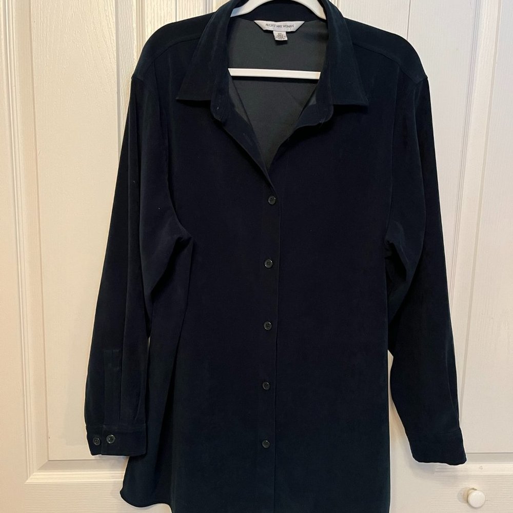Long sleeve button down top